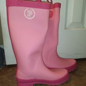 Rare Victoria's secret pink rain boots